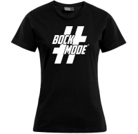 Womens T-Shirt Bockmode schwarz XL